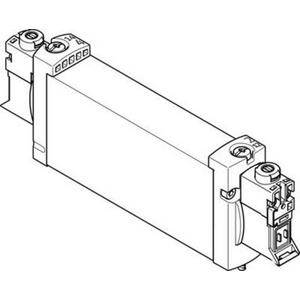Magnetventil 2x3/2 Wege geschl. monostabil Flansch Ventilgröße B18