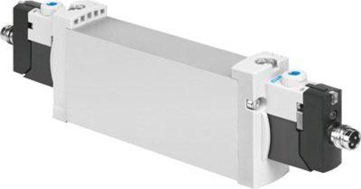 Magnetventil 2x3/2 Wege geschl. monostabil Flansch Ventilgröße B18