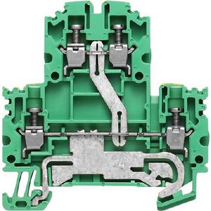Schutzleiter - Reihenklemme Doppelstock - Reihenklemme W-Reihe 2.5 mm²