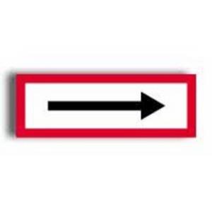 PERMALIGHT plus Feuerwehrschild Pfeil Folie selbstklebend 105x297mm