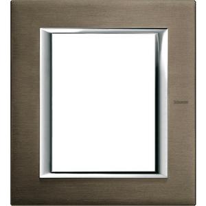 3x3 Toucscreeen Abdeckrahmen Axolute Bronze