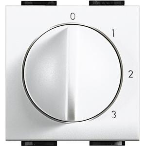 3-Stufiger Drehschalter Living Light weiß