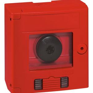 Sicherheitskasten IP44-IK07 mit Taster und LED-Leuchtmelder 1Öffner/1Schließer