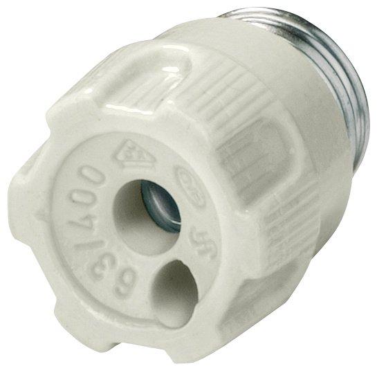 NEOZED Schraubkappe Porzellan D01 16A mit Prüfloch