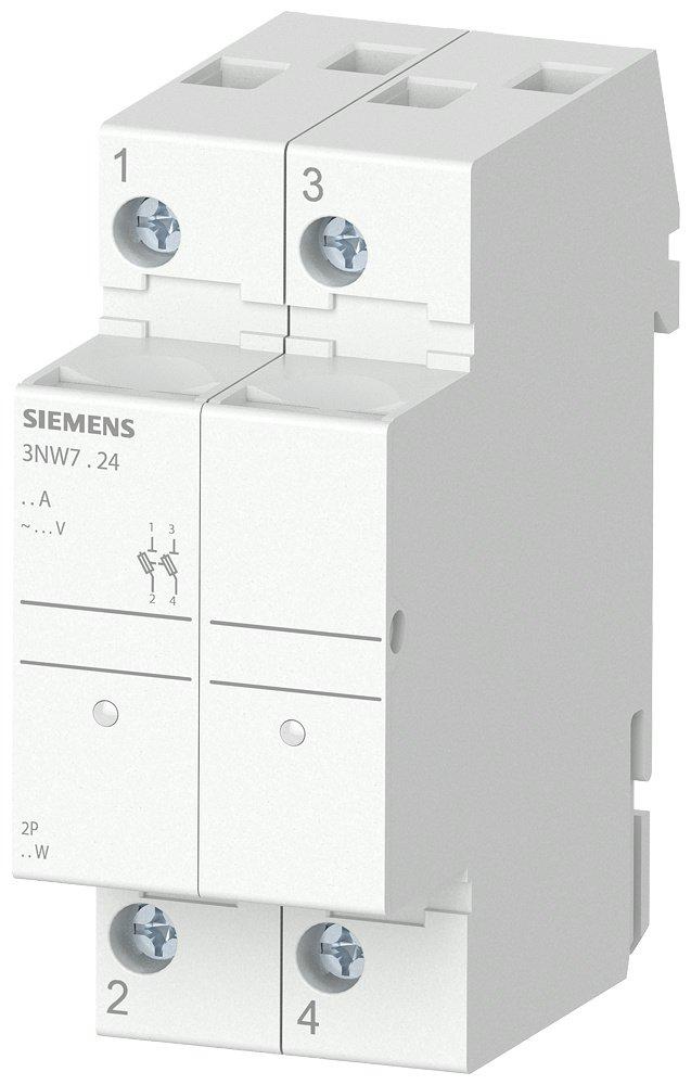 Zylinder Einbau Sicherungssockel 32A 2P Größe 10 x 38 mm