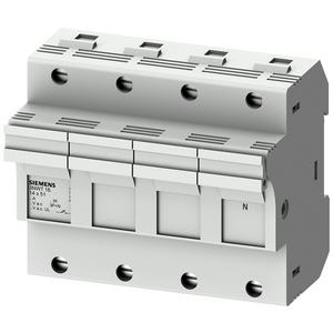 Zylinder Einbau Sicherungssockel 50A 3P+N Größe 14 x 51 mm