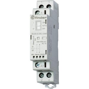 Schütz für Reiheneinbau 2 Schließer 25 A Spule 12 V AC/DC