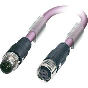 Unitronic Profibus Kabel Stecker M12 auf Buchse M12 2-pol 0,2m gerade/gerade