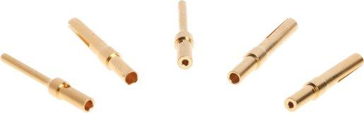 Crimpkontakt Stift Kupferlegier. Edelmetall über Ni Leiterquersch. 0,25-0,52mm²