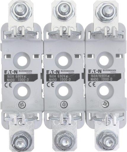 Sicherungsunterteil Niederspannung 160 A AC 690 V NH00 3-polig IEC