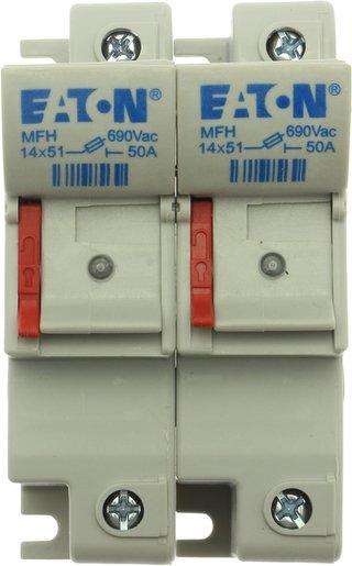 Sicherungshalter 2-polig für Sicherungen 14x51 mm