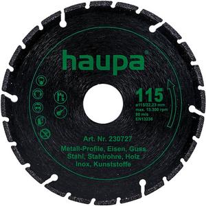 Diamanttrennscheibe für Metall 125 mm