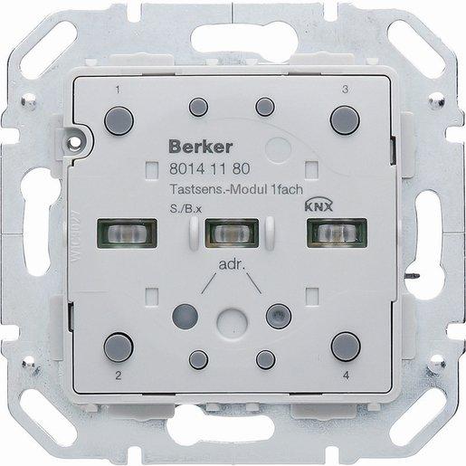 Tastsensor-Modul 1-fach mit integriertem Busankoppler KNX S.1/B.X.