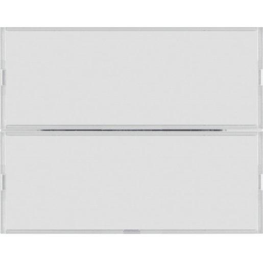 Tastsensor 2-fach Komfort KNX K.1 polarweiß