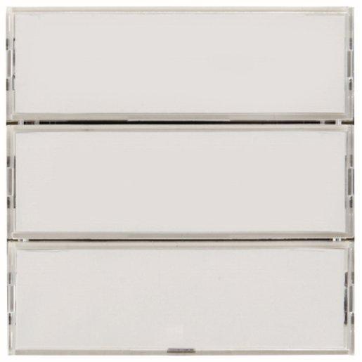 Tastsensor 3-fach Komfort KNX S.1/B.3/B.7 für weiß und polarweiß
