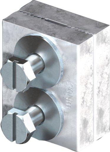 Schienenverbinder für E-Cu 60/100/120x10 mm B=60 mm