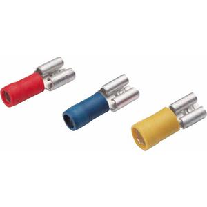Flachsteckhülse 1,5 - 2,5 mm² 2,8 x 0,8 blau isoliert