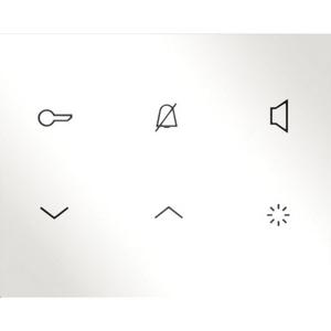 Innenstation Audio 2-Draht polarweiß glänzend TOUCH