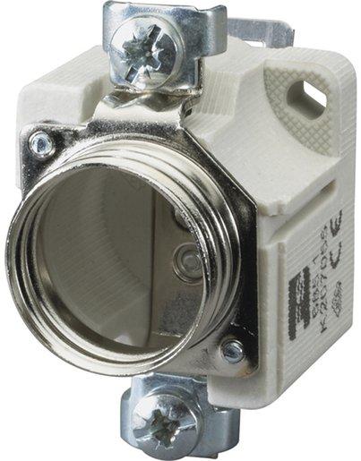 DIAZED Sicherungssockel DII 25A 1-pol. 500VAC/500VDC ohne Berührungsschutzdeckel