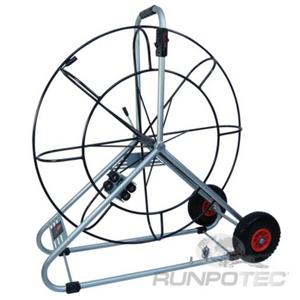 Stahlhaspel inklusive Doppel-Auslaufsystem für Ø 15 mm