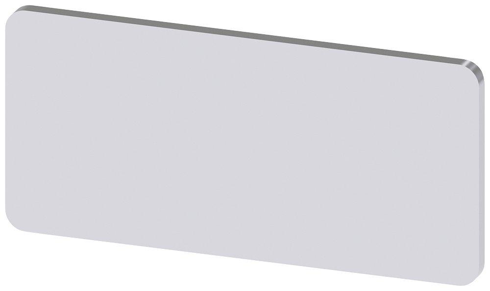 Bezeichnungsschild zum Schnappen Kleben Schildgrösse 12,5x27mm silber