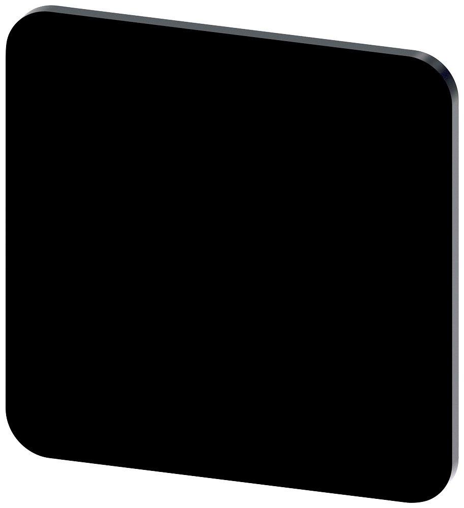 Bezeichnungsschild zum Kleben auf Gehäuse Schildgrösse 22x22mm schwarz