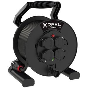 Kabeltrommel XREEL 4 x SSD 25m Zuleitung 3G1.5H07