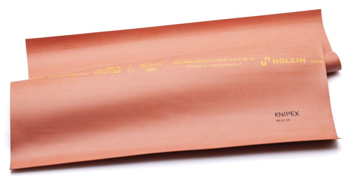 VDE-Abdecktücher aus Gummi 500 x 500 x 1,0 mm