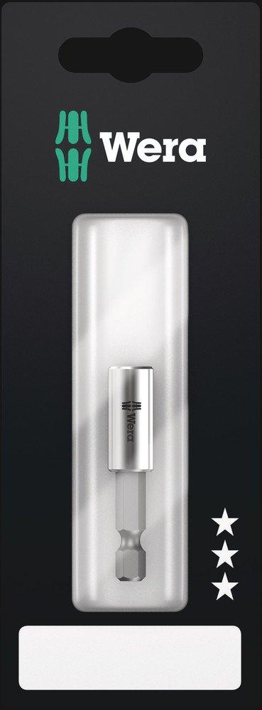 Bithalter mit Edelstahlhülse Sprengring und starkem Dauermagnet 50 mm