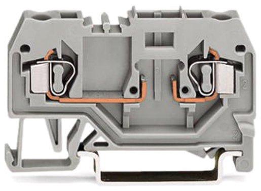 2-Leiter-Basisklemme 0,08 - 4 mm² grau