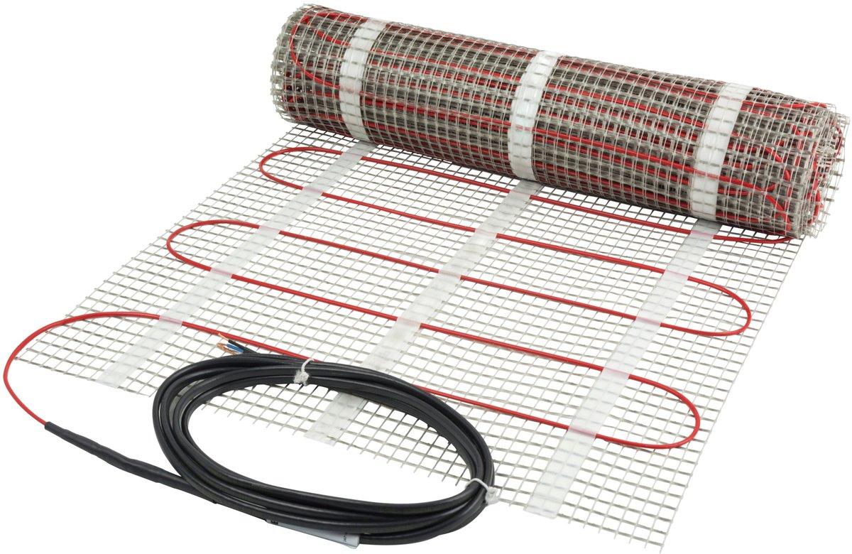 Dünnbettheizmatte 150 W/m² 2 m² mit Anschlussleitung 0,5 m x 4 m