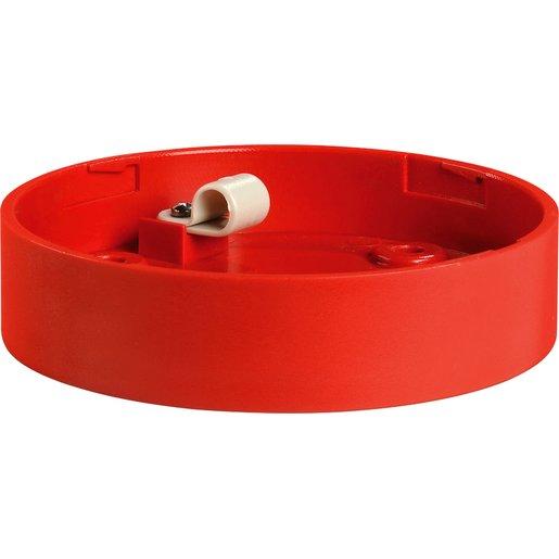 Sockel flach M-Line rot 12 - 24 V AC/DC IP65