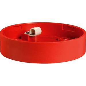 Sockel flach M-Line rot 12 - 24 V AC/DC IP65