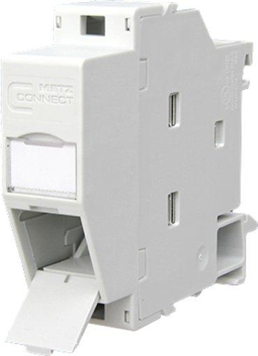 Anschlusseinheit Trägerschiene TH35 Keystone REGplus IP20 lichtgrau unbestückt