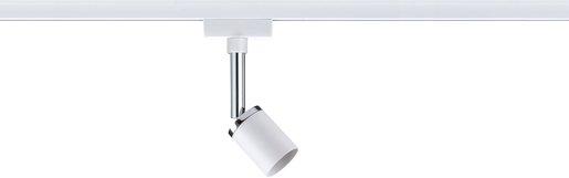 URail Spot Pure II max. 1x10W GU10 Weiß/Chrom 230V Metall