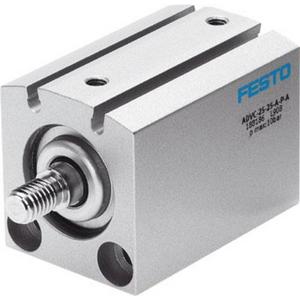 ADVC Kurzhubzyl. Kolben-dm 16 mm / Hub 20 mm / P - Dämpfung