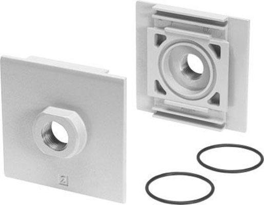 Anschlussplatte Baureihe MS / Baugröße 9 - pneum. Anschluss G1 1/2