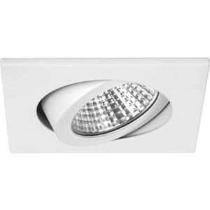 LED-Einbaustrahler quadratisch 750lm 350mA 7W 3000K weiss