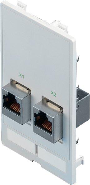 Schnittstellen-Einsätze 2xRJ45