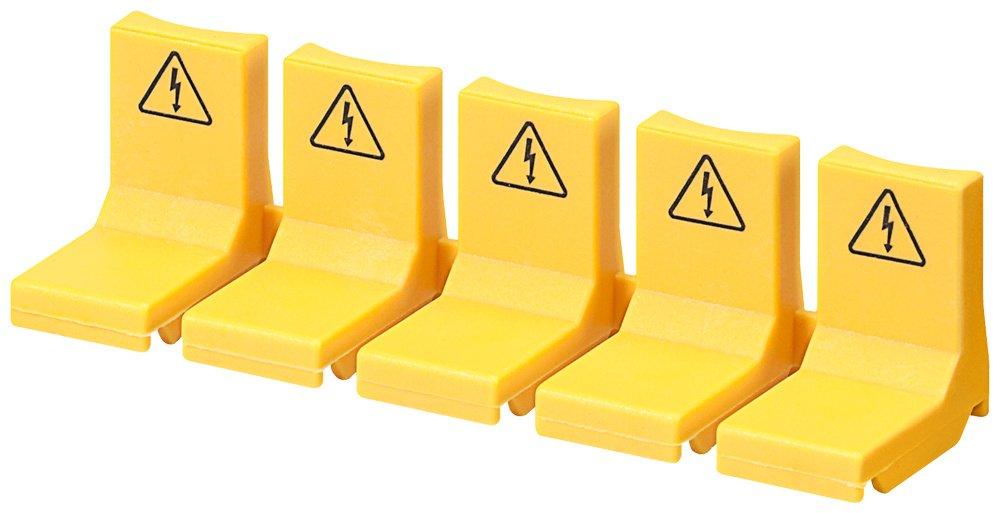 Berührungsschutz für freie Anschlüsse gelb