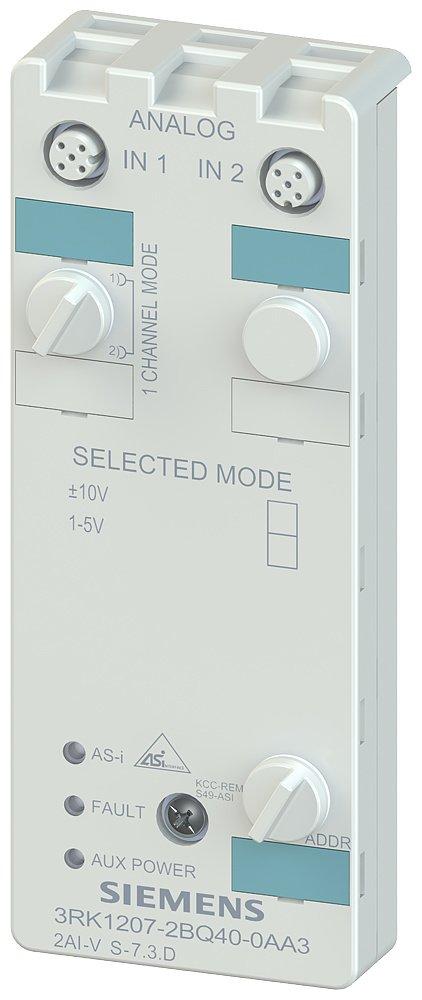 AS-I Kompaktmodul IP67 analog 2AE Zahlenformat S7 2xEinG.(M12) +/- 10