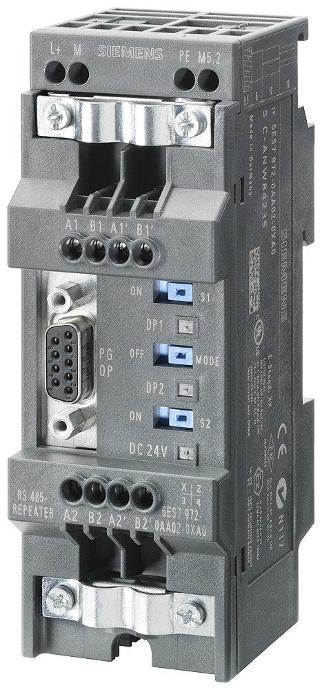 RS485 Repeater zur Verbindung von PROFIBUS/MPI Bussystemen