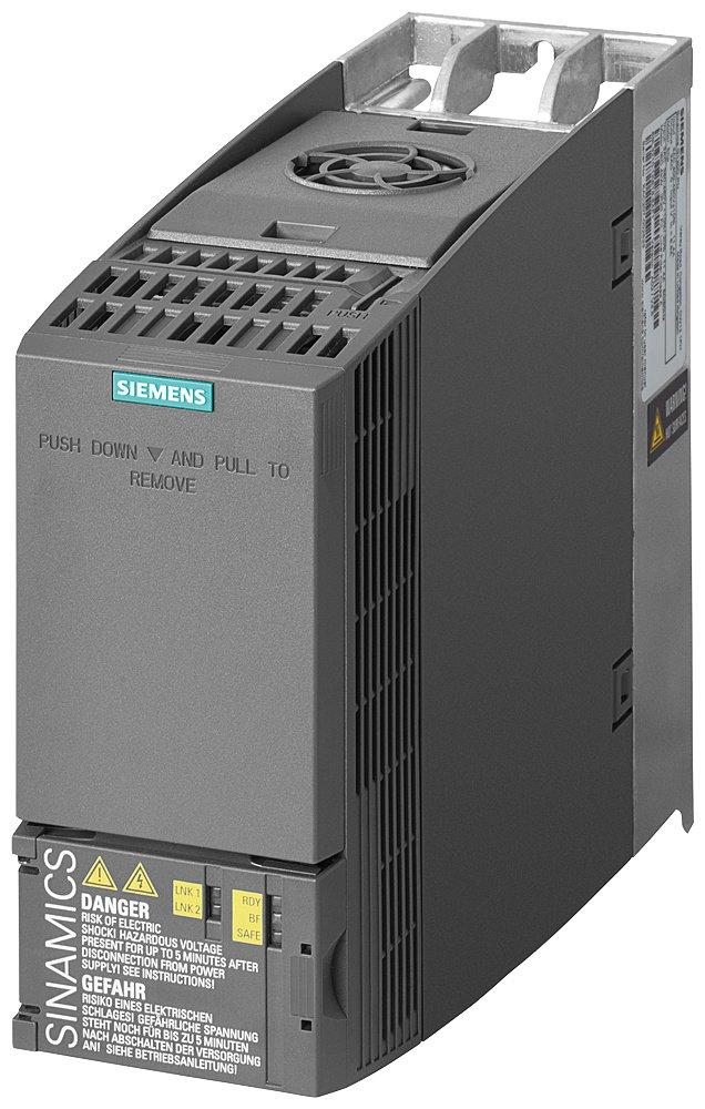SINAMICS G120C Nennleistung: 3,0kW mit 150% Überlast für 3 Sec. 3AC380