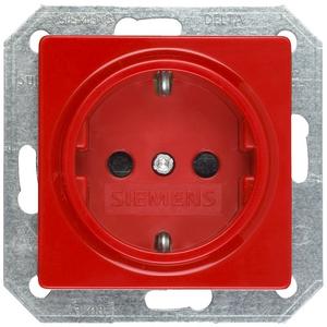 I-System Schuko Steckdose rot