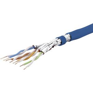 Datenkabel U/FTP KAT 6A 10 GBit 500m blau