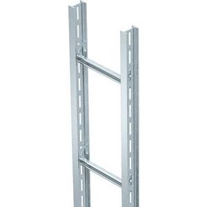 Steigeleiter Industrie mit C 40 Sprosse Stahl tauchfeuerverzinkt 300 x 6000 mm