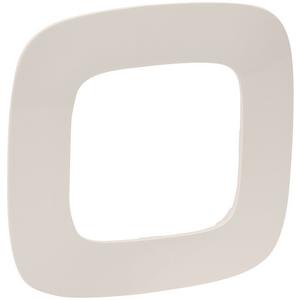 1-fach Abdeckrahmen Valena Allure mandelweiß