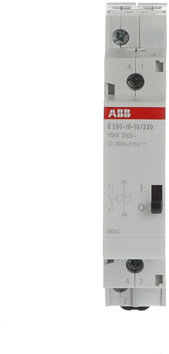 Stromstoßschalter Spule 230 VAC/ 110 VDC 16 A 1 NO