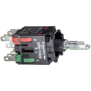Schaltblock für Leuchtdrucktaster 1S+1Ö ZB6-ZB15B