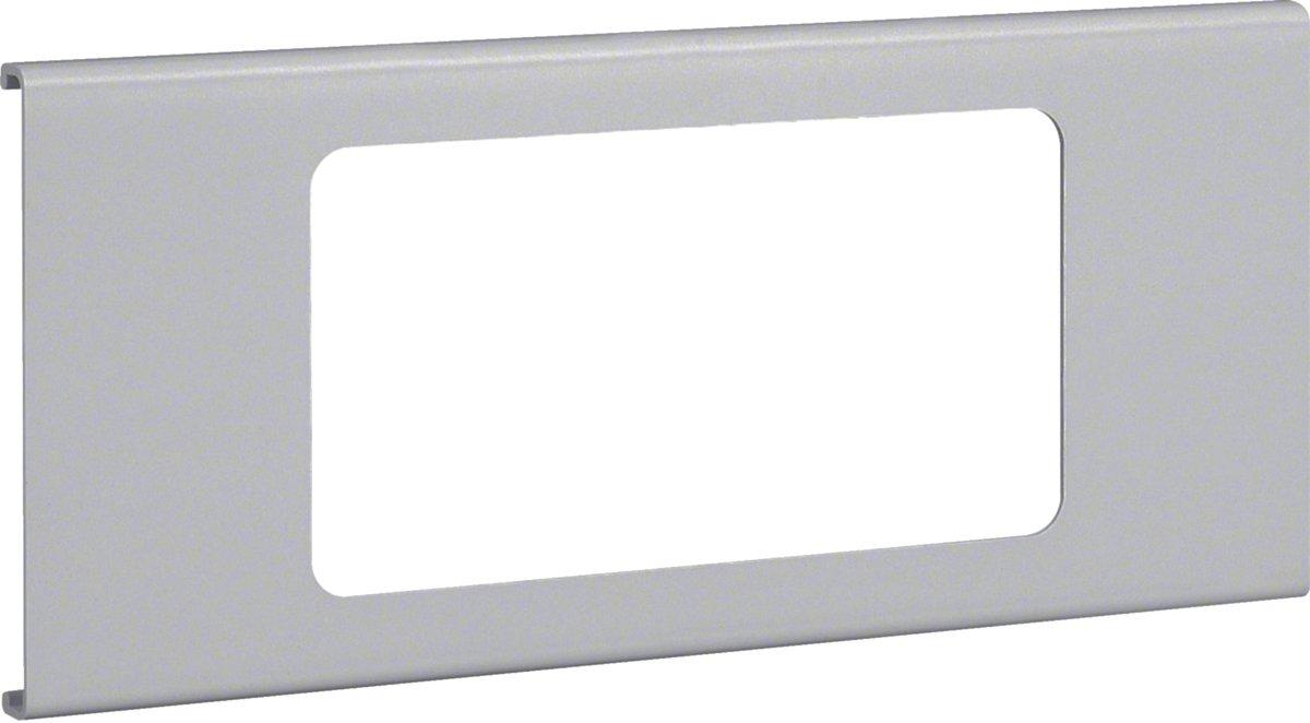 Blende 2-fach R7 PVC FB Oberteil 110 lichtgrau